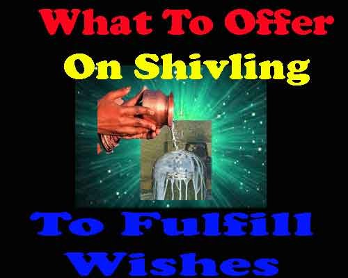 Fulfill wishes by shivling Abhishek