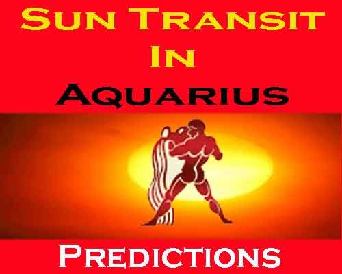 When will sun enter in Aquarius Sign predictions